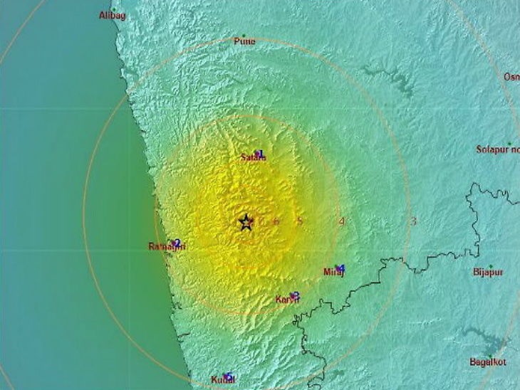 धरती कांपी / महाराष्ट्र के सातारा में आया 2.8 तीव्रता का भूकंप, कोई जनहानि नहीं |