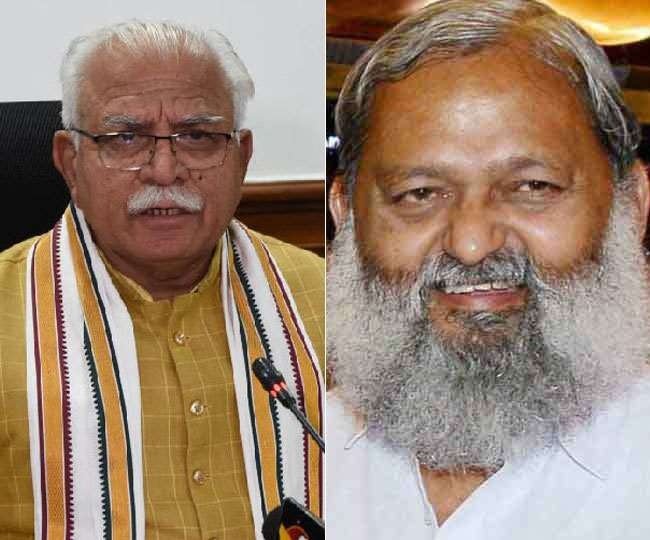 गृह मंत्री अनिल विज की बयानबाजी से दुखी CM मनोहर लाल ने संगठन के समक्ष रखा दर्द