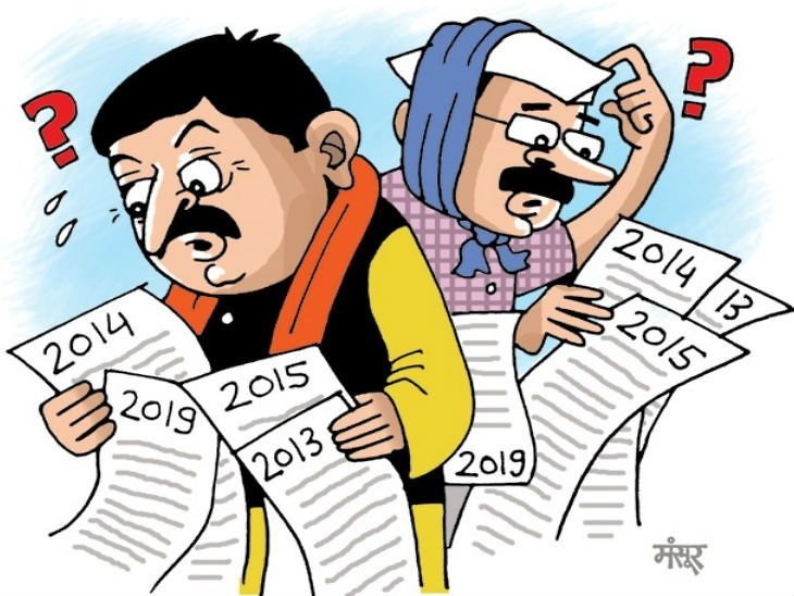 भाजपा-कांग्रेस लोकसभा चुनाव में बढ़े 7-10% वोट रोक पाई तो आप को बड़ी चुनौती मिलेगी