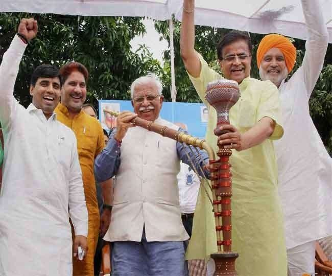 दिल्ली विधानसभा चुनाव : में 17 सीटों पर हरियाणा किलेबंदी, मनोहर सहित BJP नेताओं का डेरा