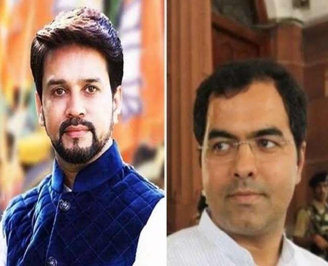 केंद्रीय मंत्री अनुराग ठाकुर व सांसद प्रवेश वर्मा के चुनाव प्रचार पर EC ने लगाया बैन