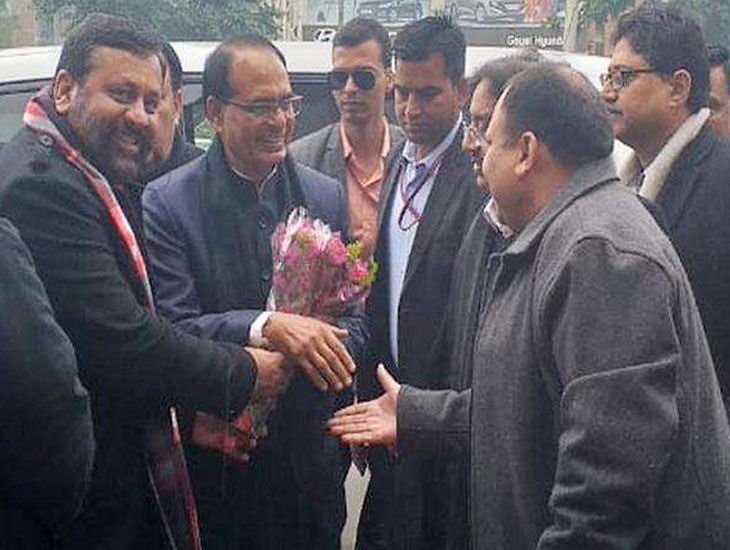मध्य प्रदेश के पूर्व सीएम शिवराज चौहान लुधियाना पहुंचे, पंजाब कोर कमेटी के साथ बैठक जारी |