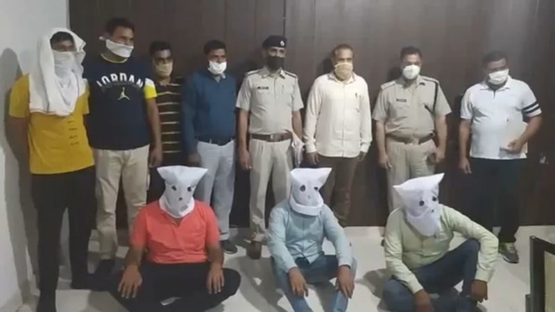 हांसी पुलिस ने फिरौती मांगने के तीन आरोपी को किया गिरफ्तार