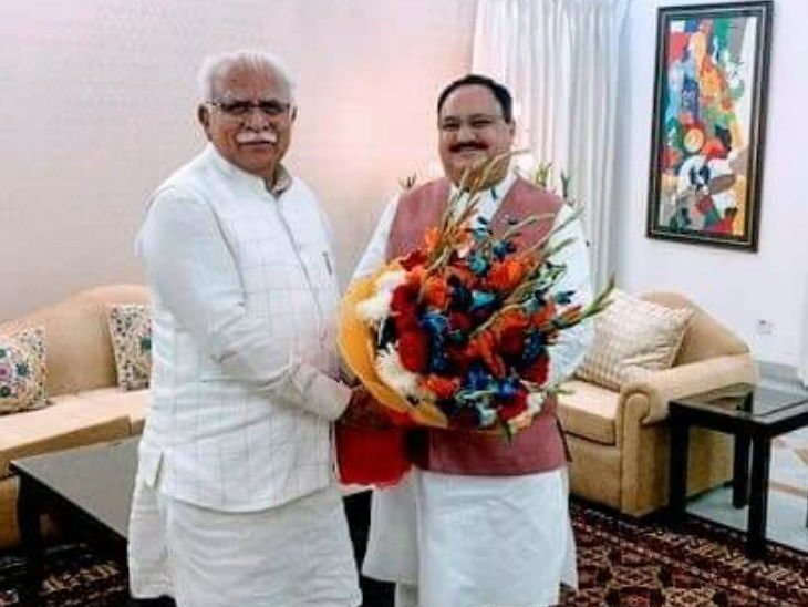 हरियाणा में भाजपा प्रदेशाध्यक्ष पद को लेकर गतिविधियां तेज,सीएम ने दिल्ली में नड्डा से की मुलाकात