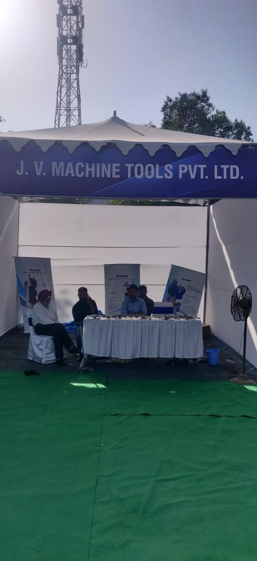 J.V. Machine Tools Pvt. Ltd. द्वारा फरीदाबाद मे आयोजित कंपनी एक्सिबिशन प्रदर्शनी मे भाग लिया गया.