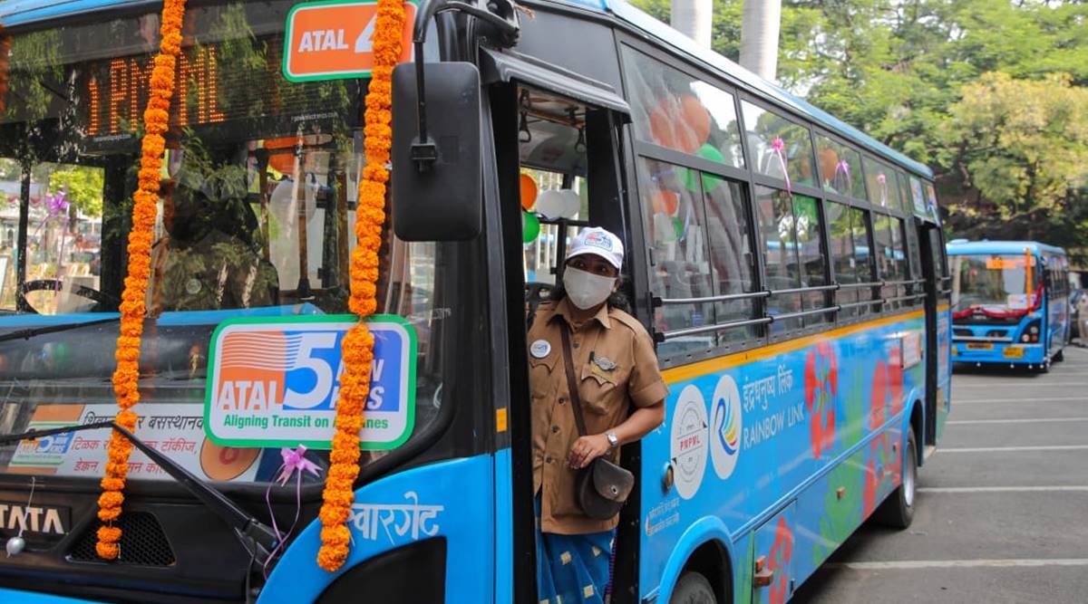 लॉकडाउन से बंद पड़ी महिला बस सेवा दुबारा शुरू हुई –