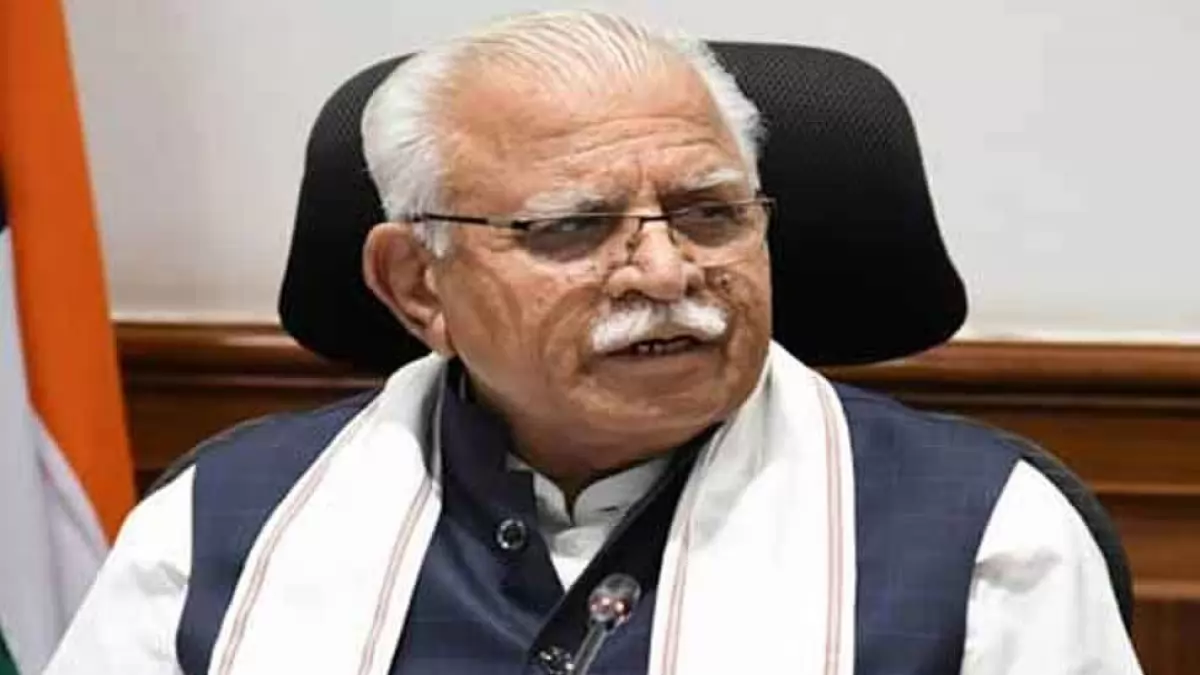 Haryana: रोहतक पहुंचे पूर्व मुख्यमंत्री मनोहर लाल,