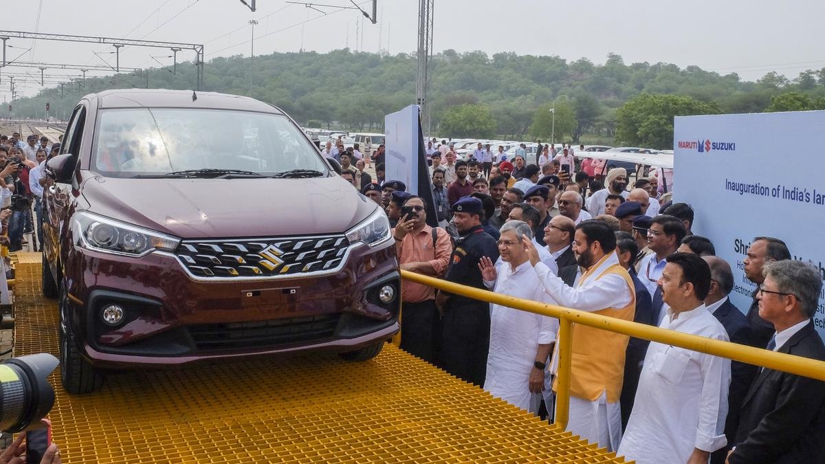 भारत का सबसे बड़ा ऑटोमोबाइल गति शक्ति मल्टी-मॉडल कार्गो टर्मिनल मानेसर, हरियाणा में उद्घाटित
